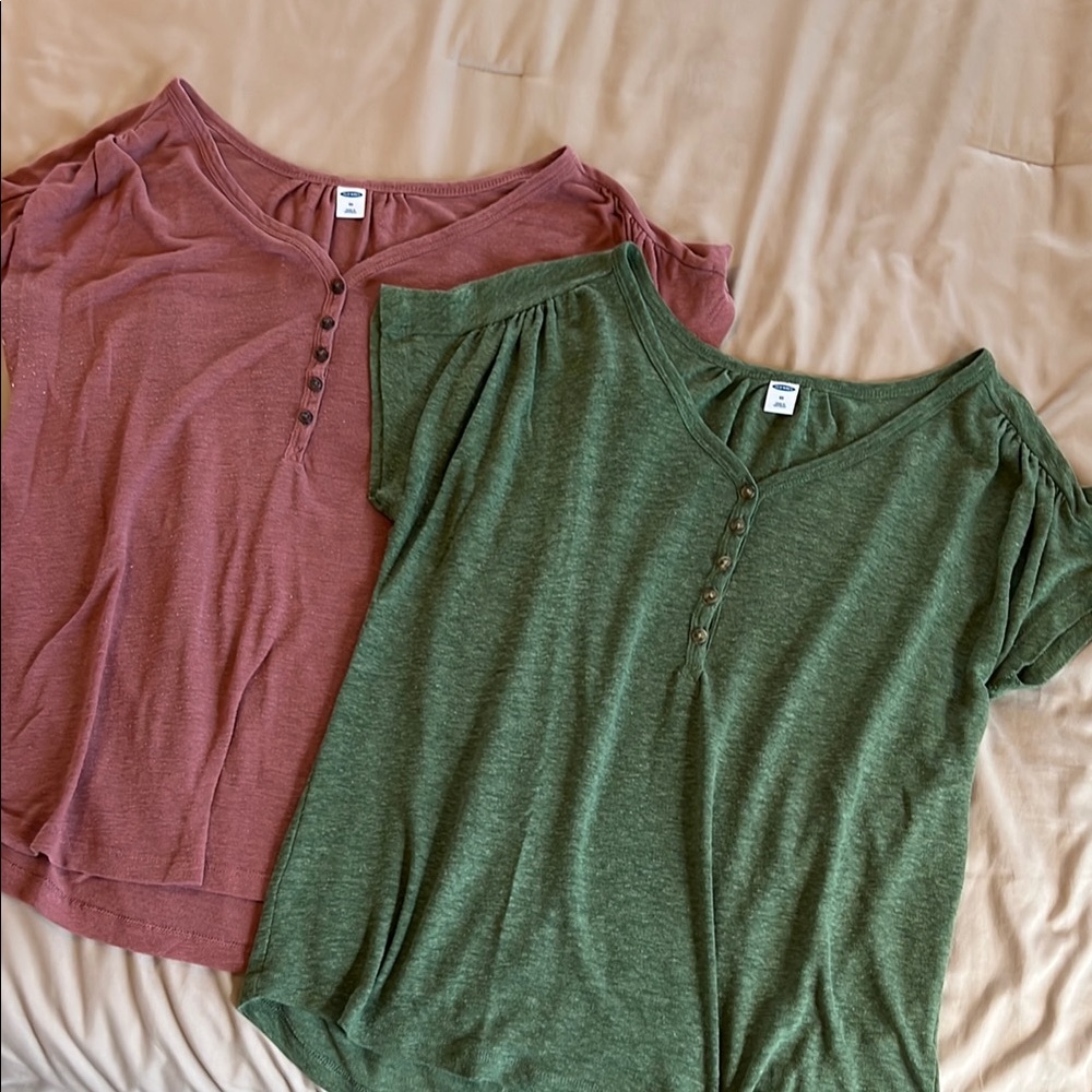 Old Navy Pink Short Sleeve Relaxed Tee
